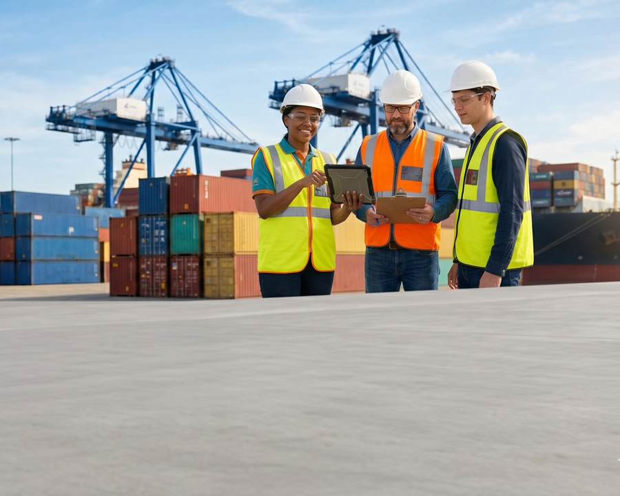Chevisance Shipping logistics operations collage